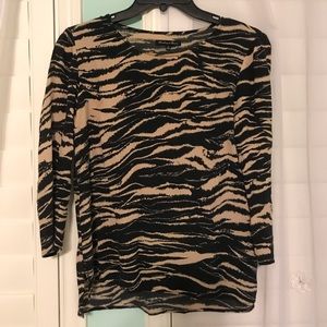 Madewell Broadway & Broome Tiger Blouse